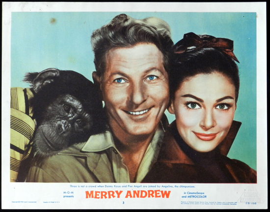 MERRY ANDREW 1958 Danny Kaye CIRCUS Lobby Card 3