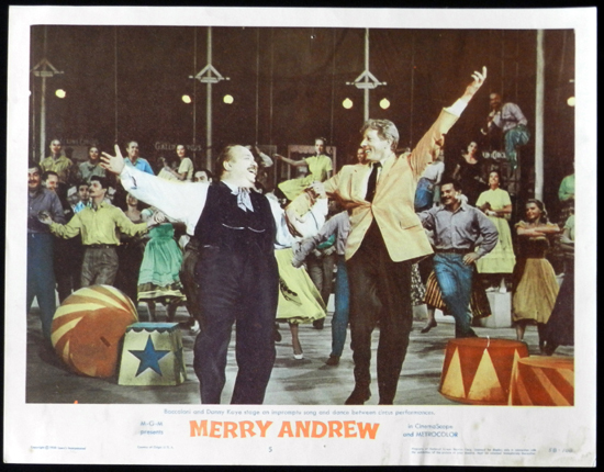 MERRY ANDREW 1958 Danny Kaye CIRCUS Lobby Card 5