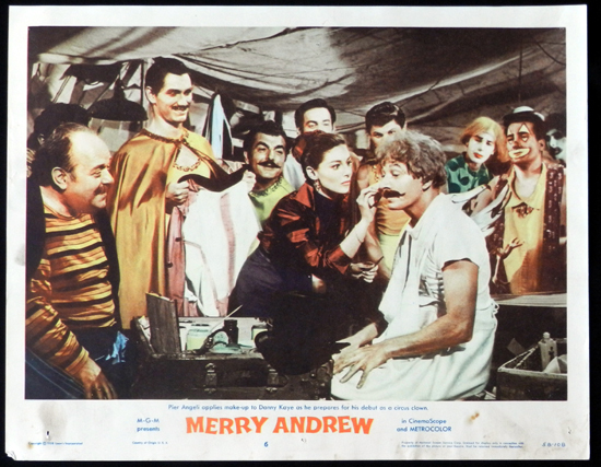 MERRY ANDREW 1958 Danny Kaye CIRCUS Lobby Card 6