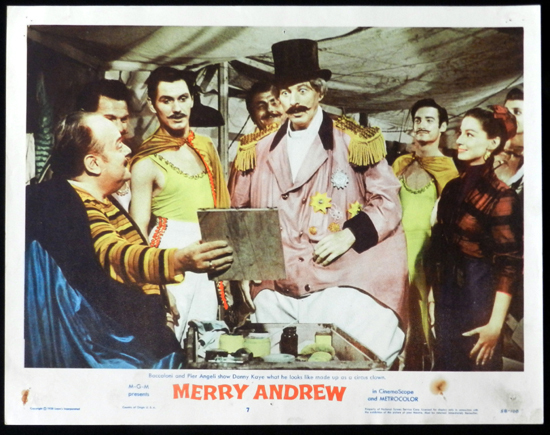 MERRY ANDREW 1958 Danny Kaye CIRCUS Lobby Card 7