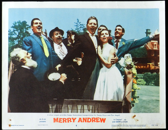 MERRY ANDREW 1958 Danny Kaye CIRCUS Lobby Card 8