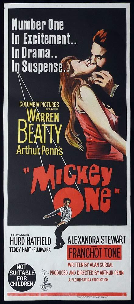 Mickey One Original Daybill Movie Poster Warren Beatty Alexandra