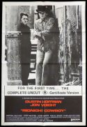 MIDNIGHT COWBOY One sheet Movie poster R Rated Version Dustin Hoffman