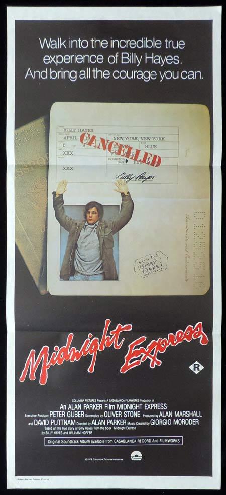 MIDNIGHT EXPRESS Original Daybill Movie Poster BRAD DAVIS John Hurt