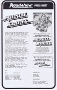 MIDNITE SPARES Rare AUSTRALIAN Movie Press Sheet