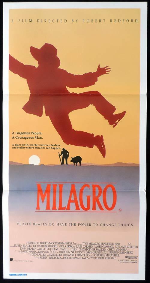 MILAGRO Original Daybill Movie Poster Rubén Blades Robert Redford