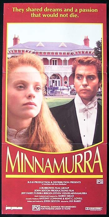 MINNAMURRA 1989 Jeff Fahey Tushka Bergen AUSTRALIAN CINEMA daybill poster