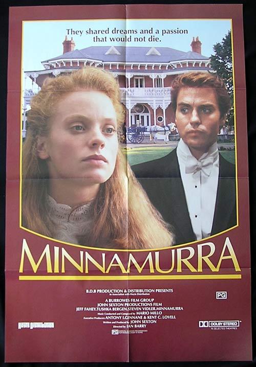 MINNAMURRA ’89 Jeff Fahey Tushka Bergen AUSTRALIAN CINEMA 1sheet poster