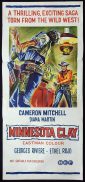 MINNESOTA CLAY Original Daybill Movie poster Cameron Mitchell Georges Rivière