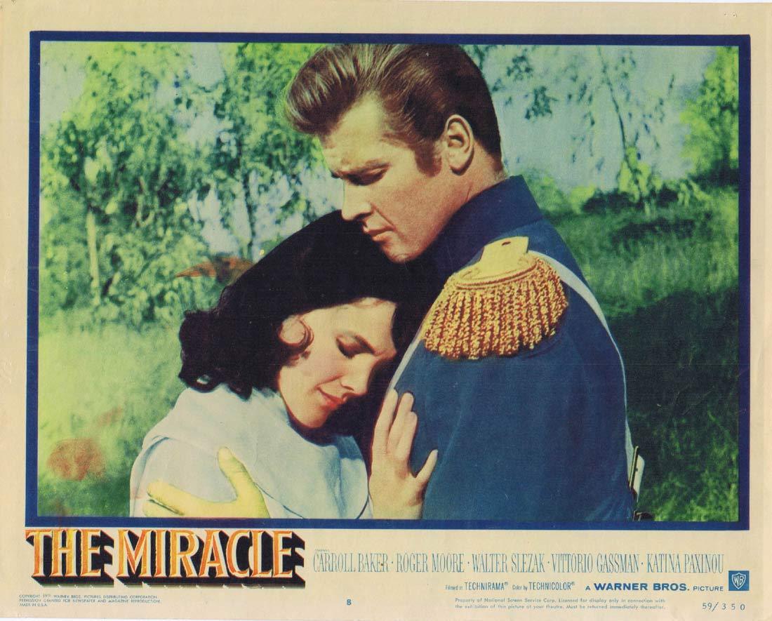 THE MIRACLE Original Lobby Card 8 Carroll Baker Roger Moore