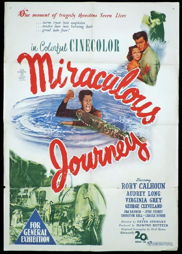 MIRACULOUS JOURNEY One sheet Movie poster Virginia Grey