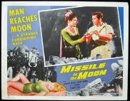 MISSILE TO THE MOON '58-Tommy Cook Sci Fi ORIGINAL US Lobby card #1