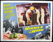 MISSILE TO THE MOON '58-Tommy Cook Sci Fi ORIGINAL US Lobby card #2