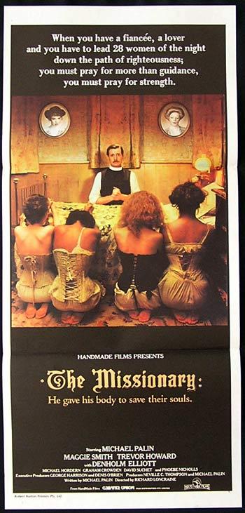 THE MISSIONARY Original Daybill Movie Poster Michael Palin Maggie Smith