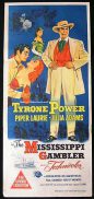 MISSISSIPPI GAMBLER Daybill Movie Poster Tyrone Power