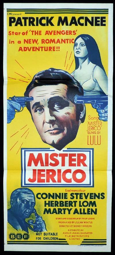 MISTER JERICHO Daybill Movie poster Patrick Macnee