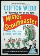 MISTER SCOUTMASTER One Sheet Movie Poster Clifton Webb Boy Scout