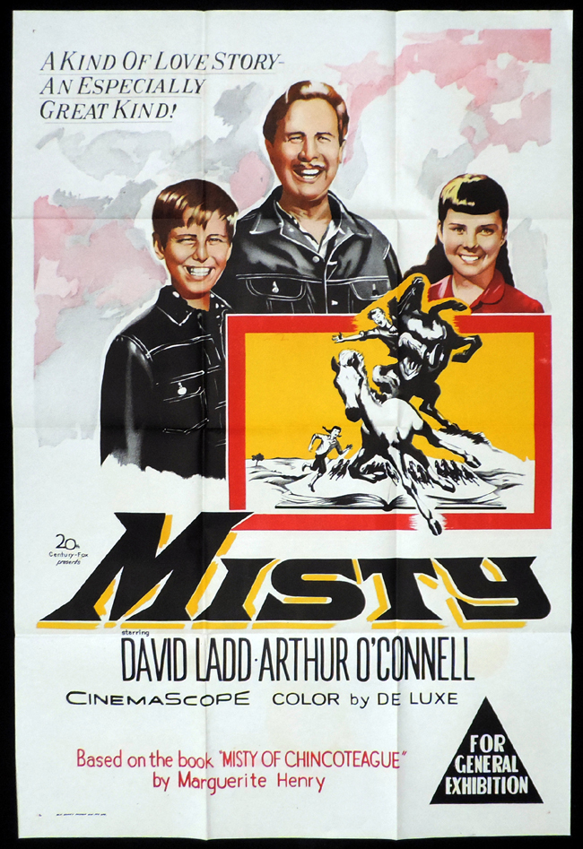 MISTY One Sheet Movie Poster David Ladd Arthur O’Connell