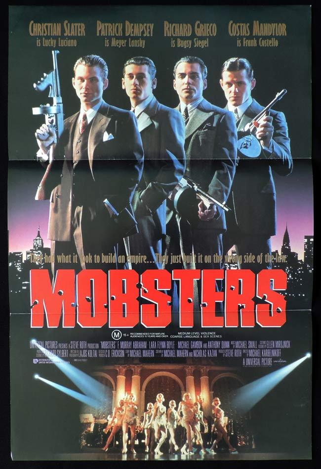 MOBSTERS Daybill Movie poster Christian Slater