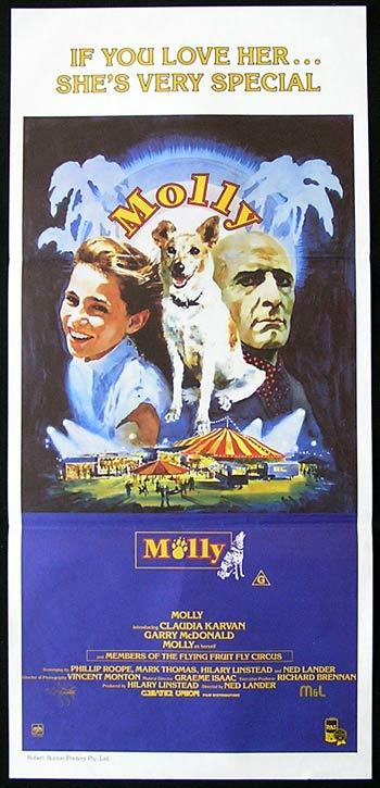 MOLLY ’83 Garry McDonald AUSTRALIAN FILM Circus Daybill poster