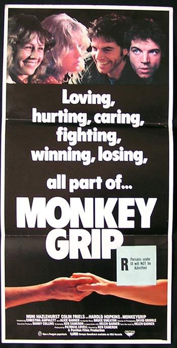 MONKEY GRIP Original Daybill Movie poster Noni Hazlehurst Colin Friels