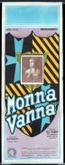 MONNA VANNA 1922 Lee Parry SILENT CLASSIC Vintage Long Daybill Movie Poster
