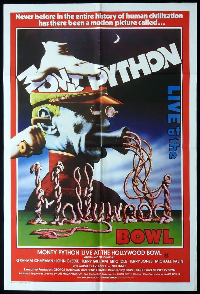 MONTY PYTHON LIVE AT THE HOLLYWOOD BOWL Original One sheet Movie poster