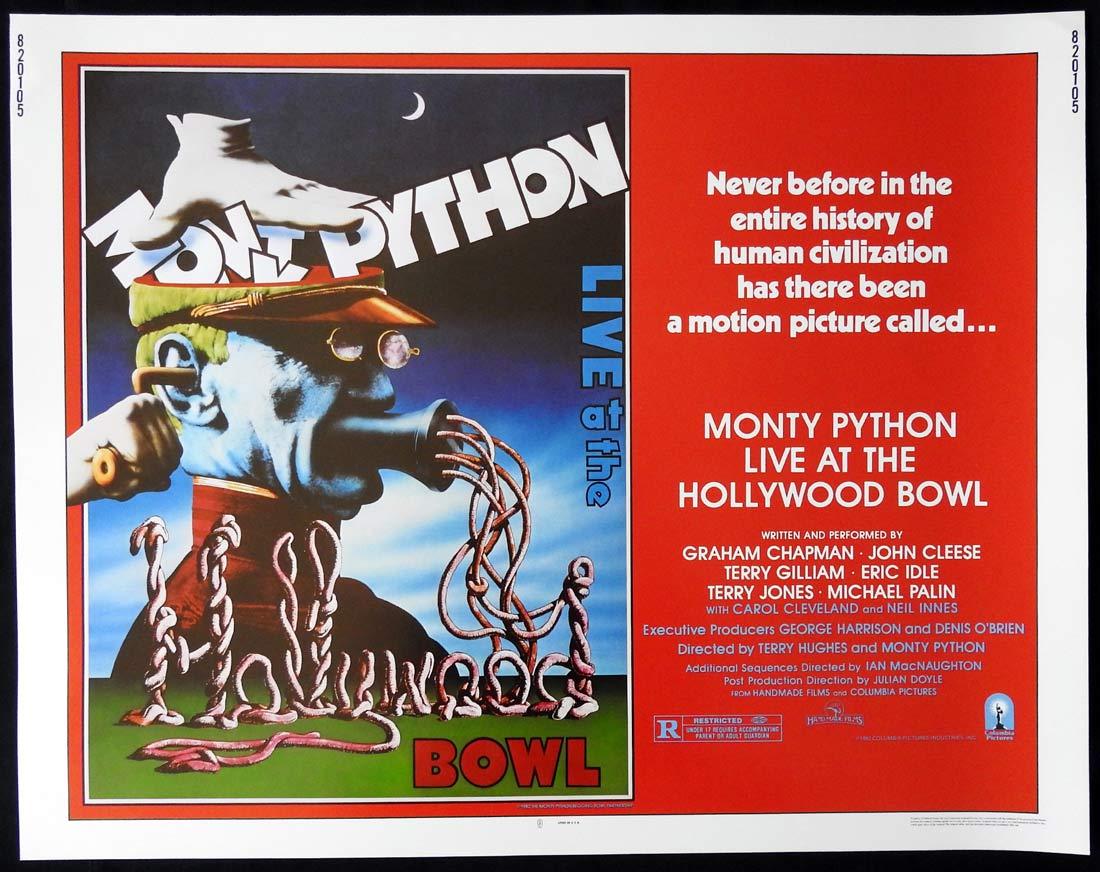 MONTY PYTHON LIVE AT THE HOLLYWOOD BOWL US Half sheet Movie poster