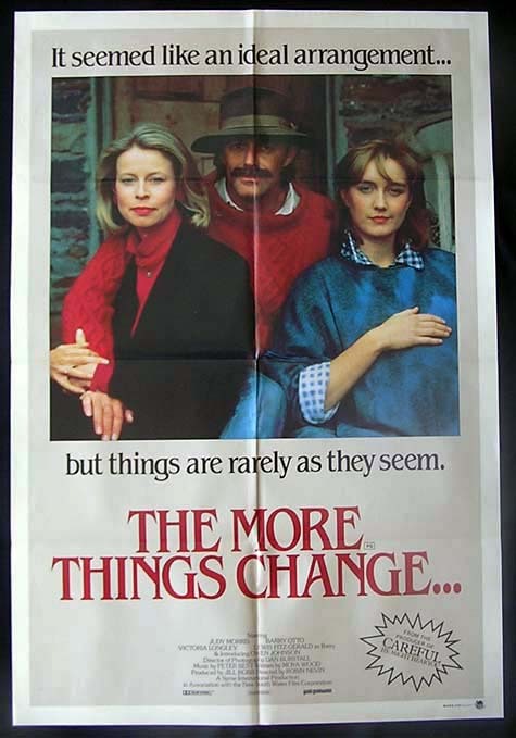 THE MORE THINGS CHANGE 1986 Judy Morris Australian One sheet Movie poster