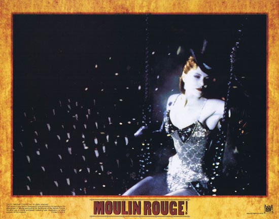 MOULIN ROUGE Original Lobby card 3 Nicole Kidman Ewan McGregor