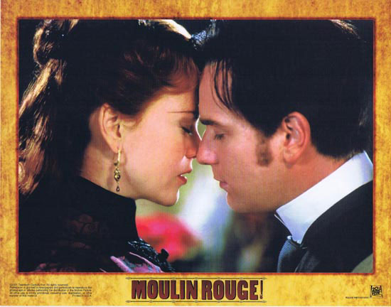 MOULIN ROUGE Original Lobby card 6 Nicole Kidman Ewan McGregor