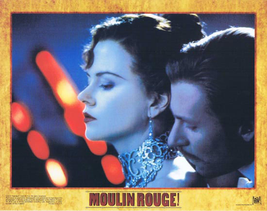 MOULIN ROUGE Original Lobby card 7 Nicole Kidman Ewan McGregor