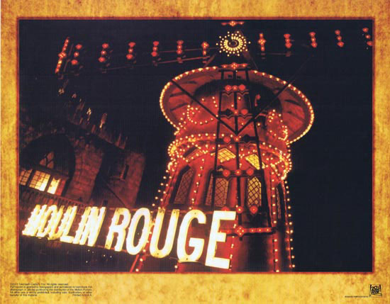 MOULIN ROUGE Original Lobby card 8 Nicole Kidman Ewan McGregor