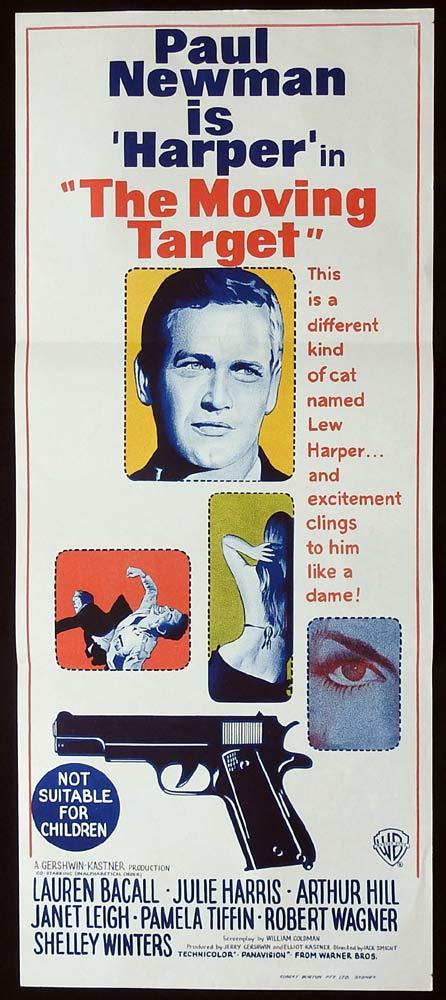 THE MOVING TARGET Harper Original Daybill Movie Poster Paul Newman