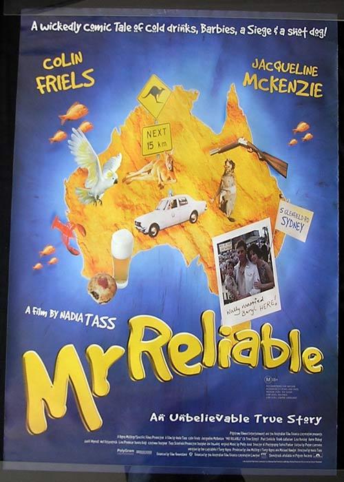 MR RELIABLE Movie poster 1996 Colin Friels Australian Cinema One sheet