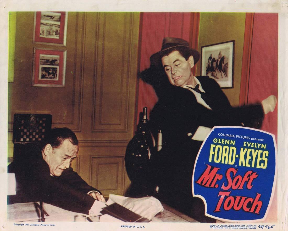 MR SOFT TOUCH 1949 Glenn Ford NOIR Lobby Card 4
