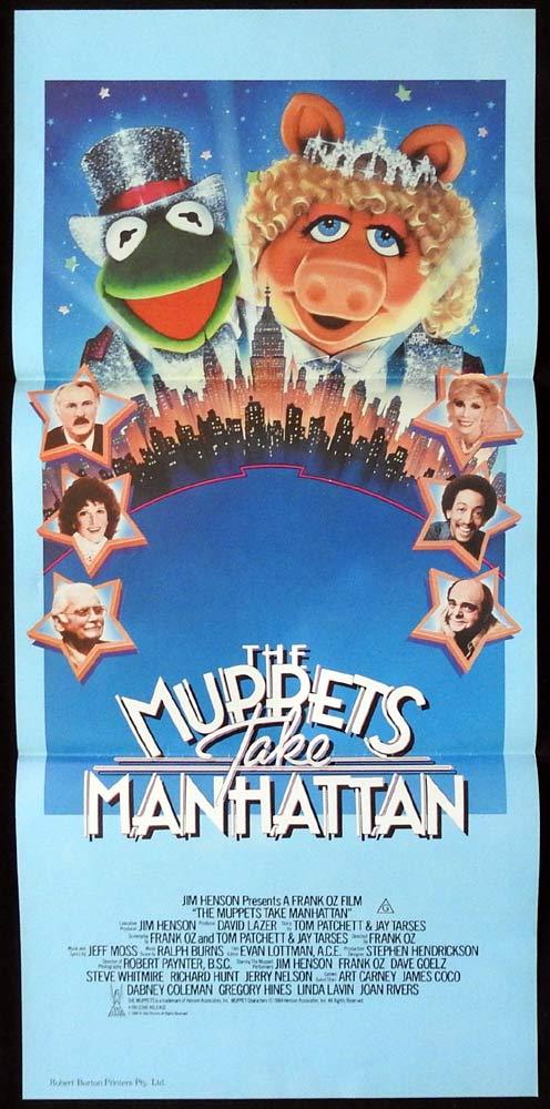 THE MUPPETS TAKE MANHATTAN Original Daybill Movie Poster Jim Henson Frank Oz