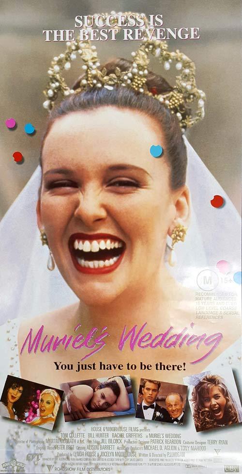 MURIEL’S WEDDING Original Daybill Movie Poster Toni Collette
