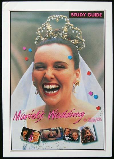 MURIEL’S WEDDING 1994 Toni Collette RARE Study Guide