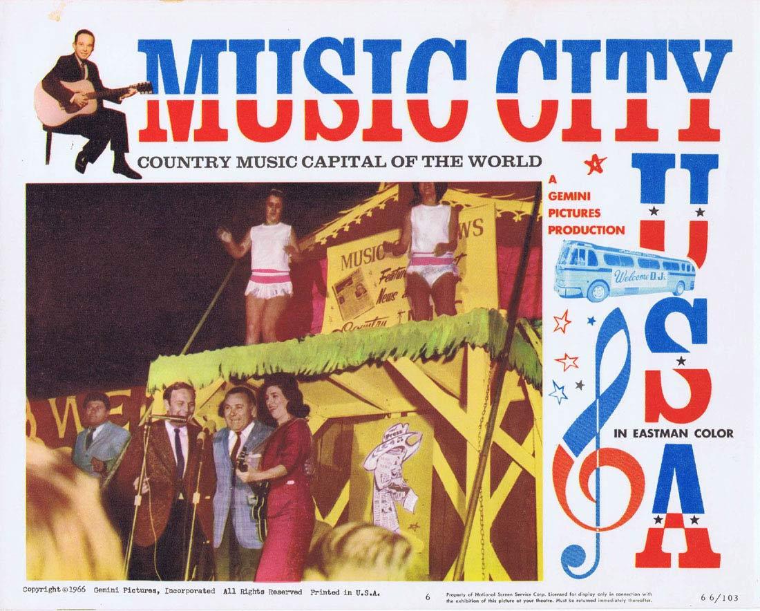MUSIC CITY USA 1966 Country and Western Title lobby Card