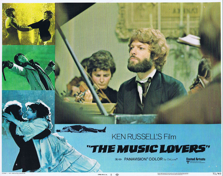 THE MUSIC LOVERS Lobby Card 5 Richard Chamberlain