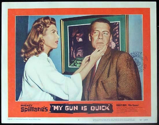 MICKEY SPILLANE’S MY GUN IS QUICK 1957 Mike Hammer RARE Lobby card 7