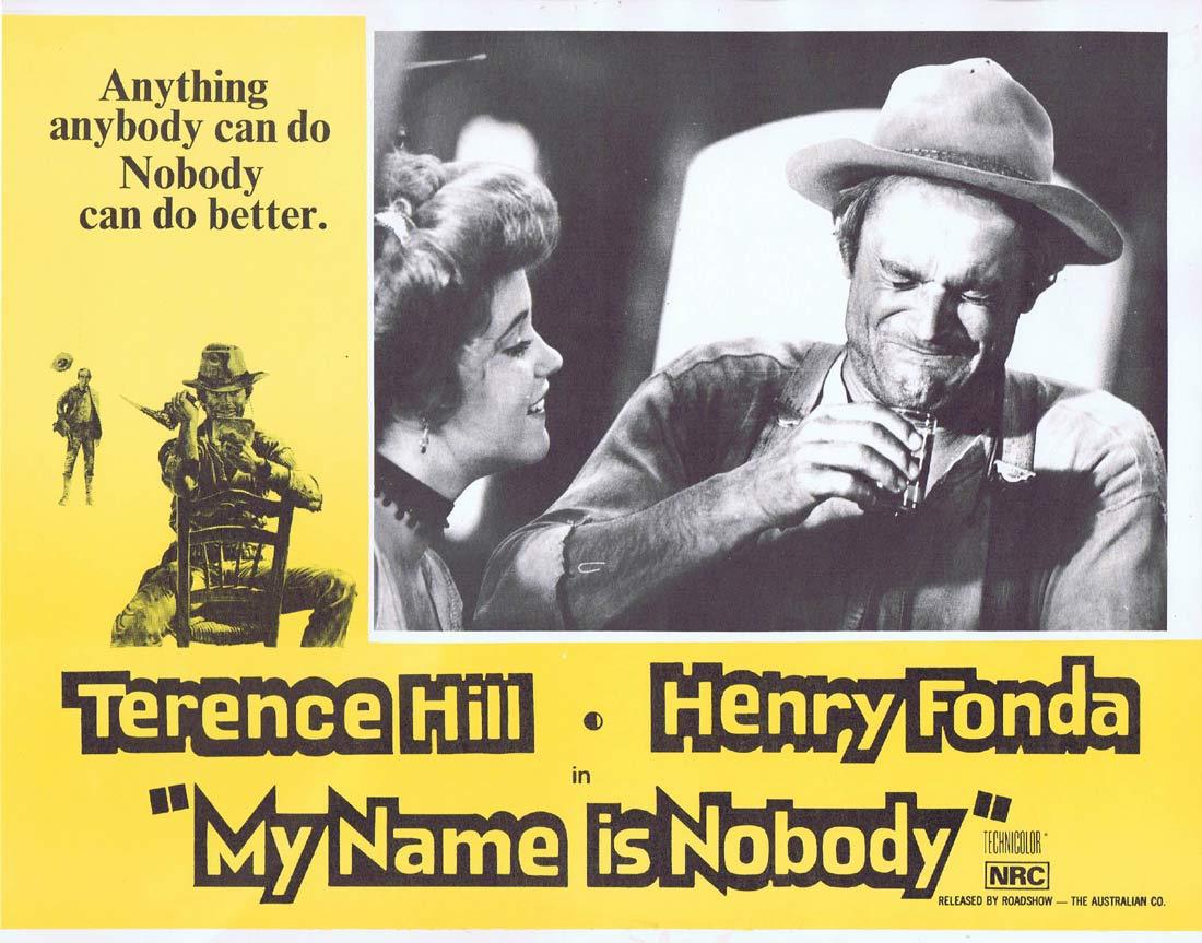 MY NAME IS NOBODY Lobby Card 5 Terence Hill Henry Fonda