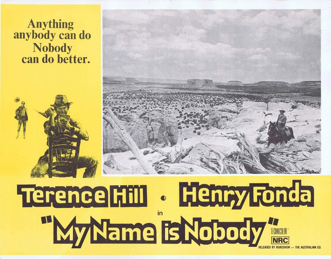 MY NAME IS NOBODY Lobby Card 6 Terence Hill Henry Fonda