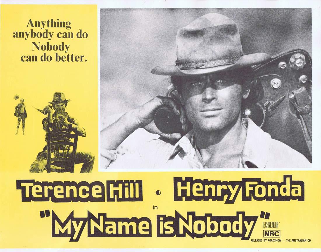 MY NAME IS NOBODY Lobby Card 7 Terence Hill Henry Fonda