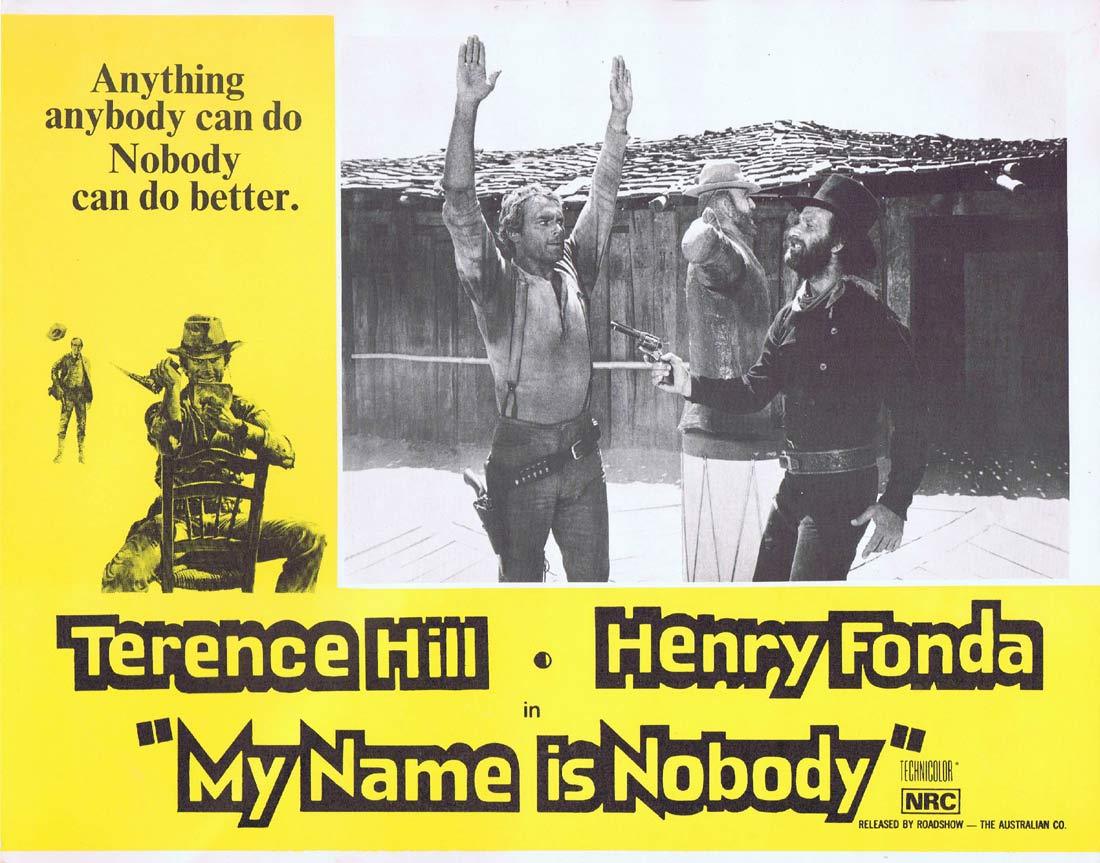 MY NAME IS NOBODY Lobby Card 8 Terence Hill Henry Fonda