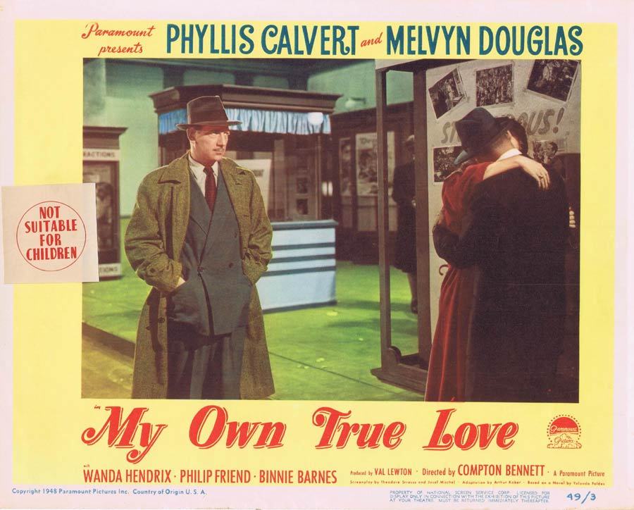 MY OWN TRUE LOVE Lobby card 3 Phyllis Calvert Melvyn Douglas