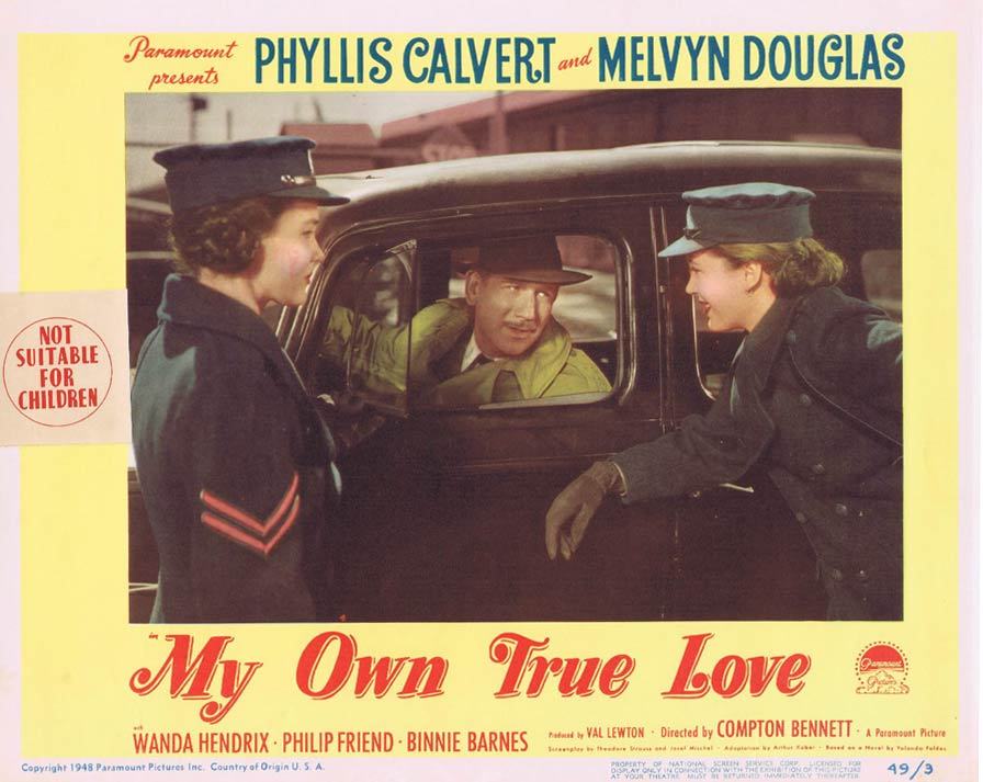 MY OWN TRUE LOVE Lobby card 4 Phyllis Calvert Melvyn Douglas