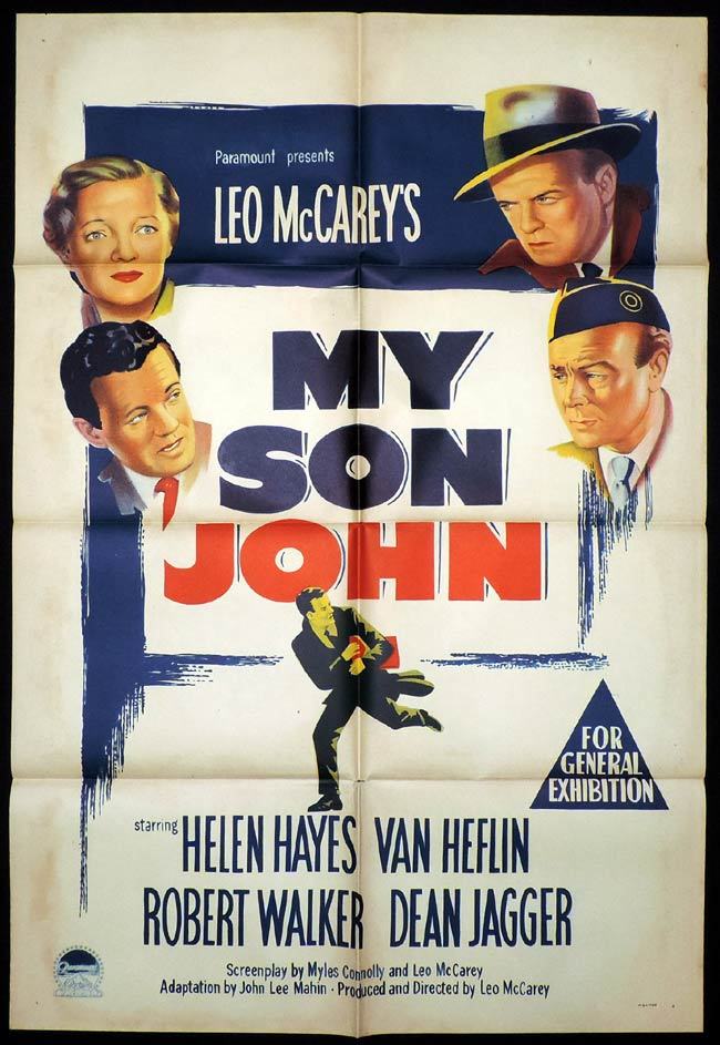 MY SON JOHN One Sheet Movie Poster Leo McCarey