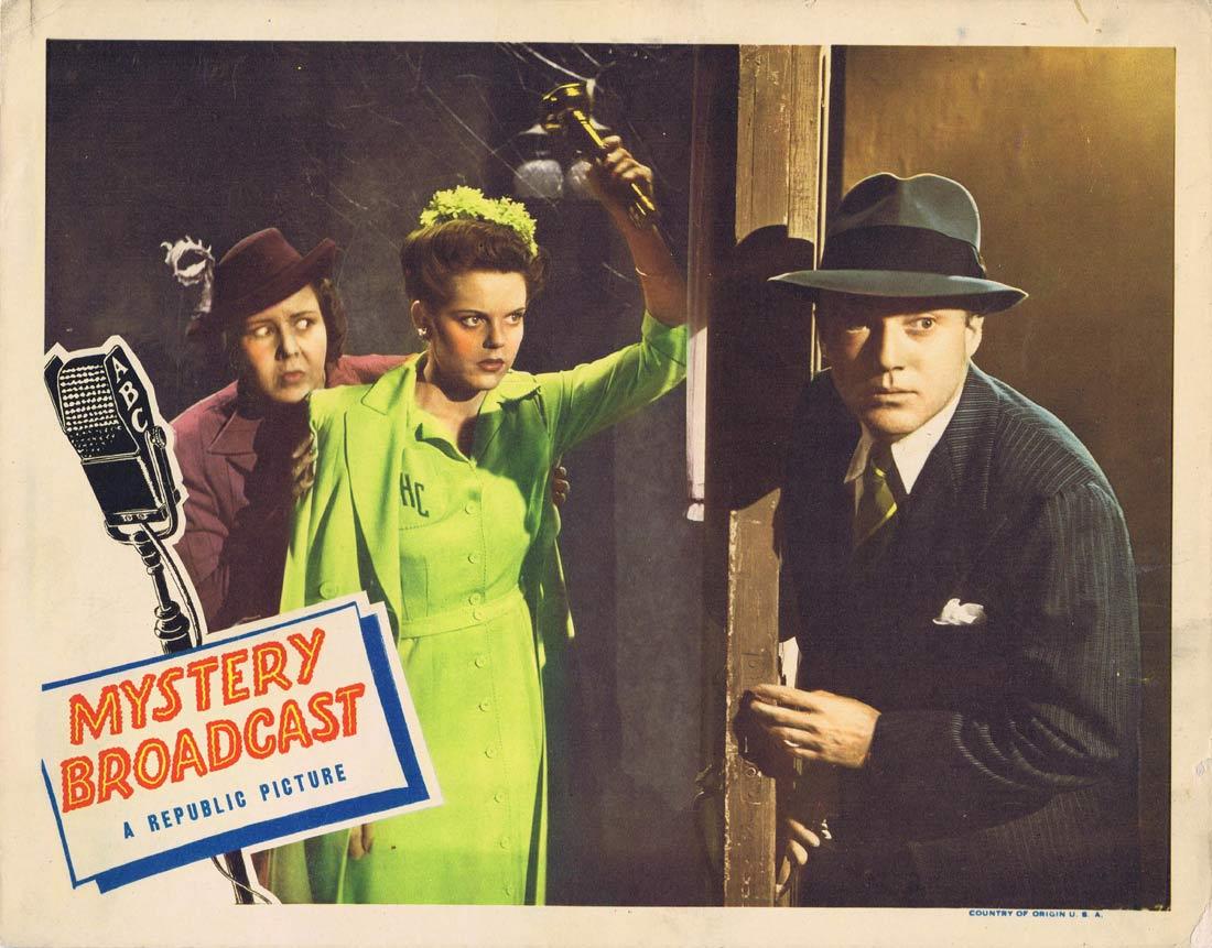 MYSTERY BROADCAST Lobby Card 5 Frank Albertson Ruth Terry Nils Asther